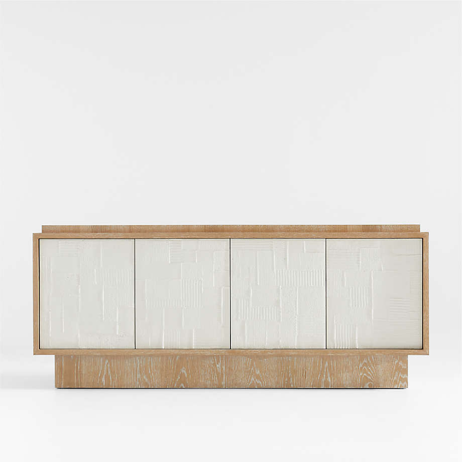 Wooden Storage Cabinet with Smooth Hinges and Sturdy Shelves, and Multi-Purpose Storage Compartments