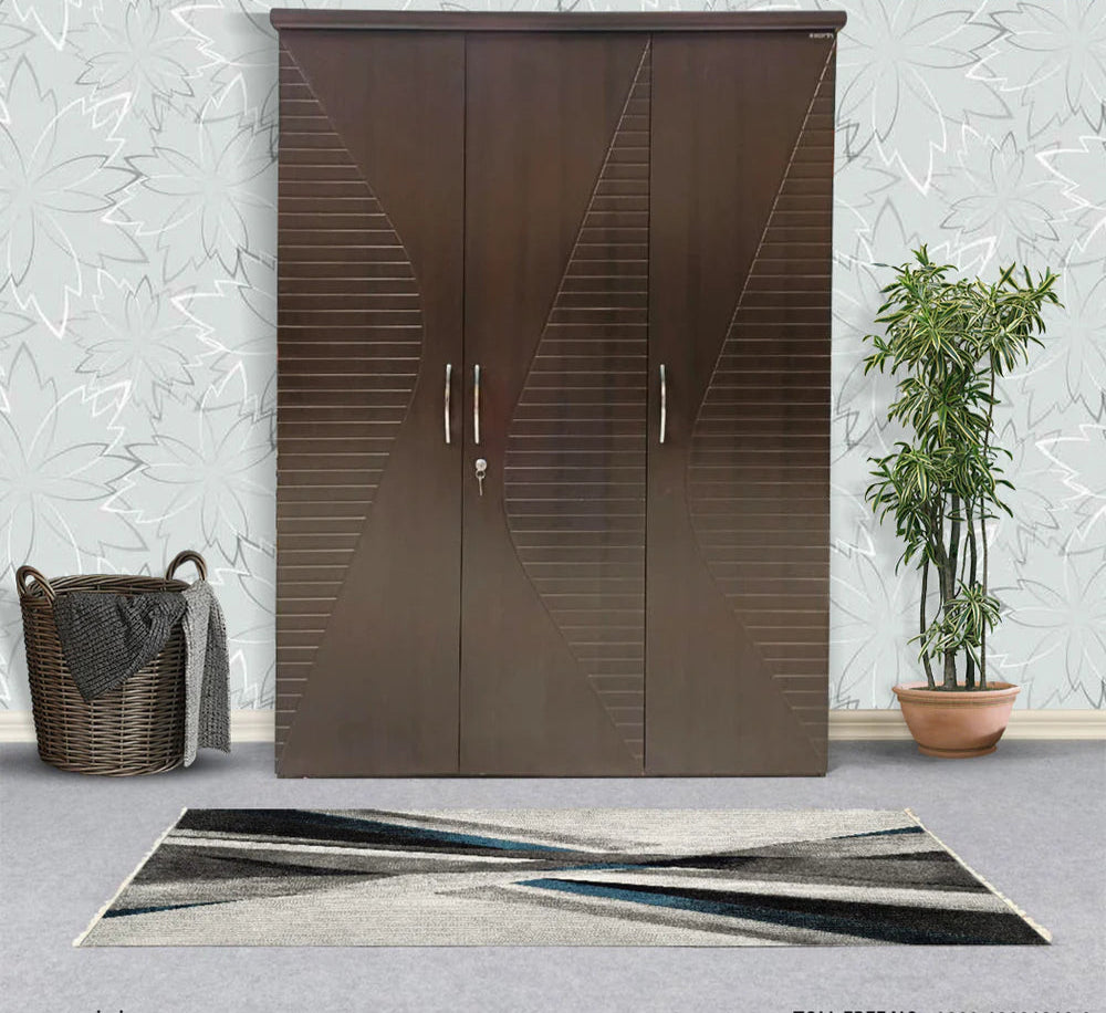 Wardrobe for Home 3-Door Sleek Modern Design and Premium Finish for Stylish Bedrooms