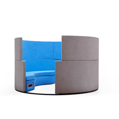 Round Shape Office Sofa with Comfortable Seating and Stylish Design to Suit Any Modern Work Environment or Corporate Office