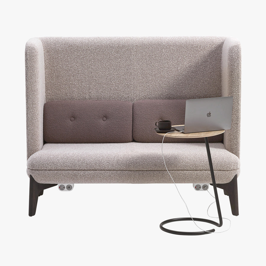 3 Seater Office Sofa Mid-Century Modern Office Sofa a Stylish Seating for Professional Spaces and Premium Velvet Upholstery.