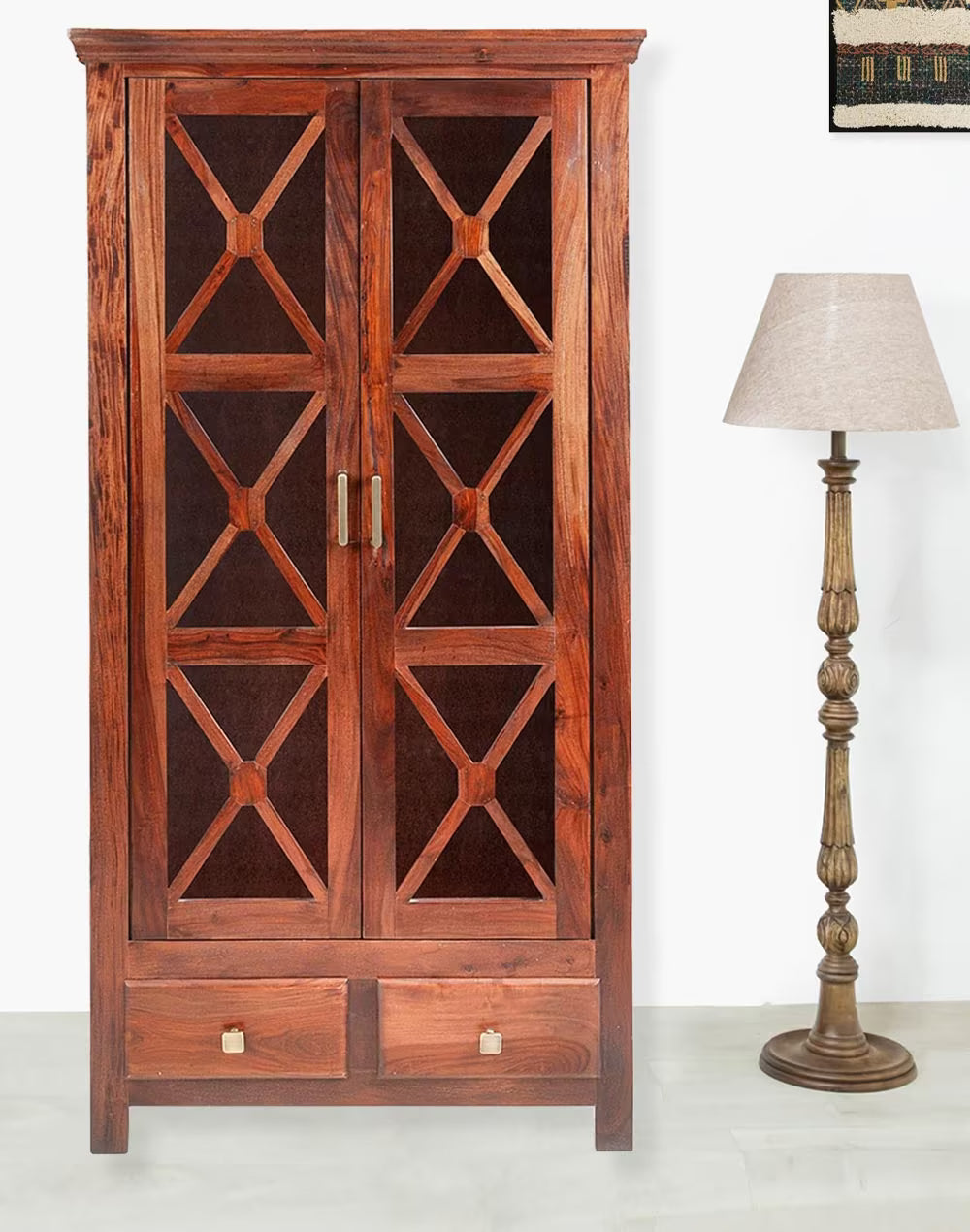 Wooden Cabinet with Soft-Close Doors and Spacious Shelves for Everyday Convenience