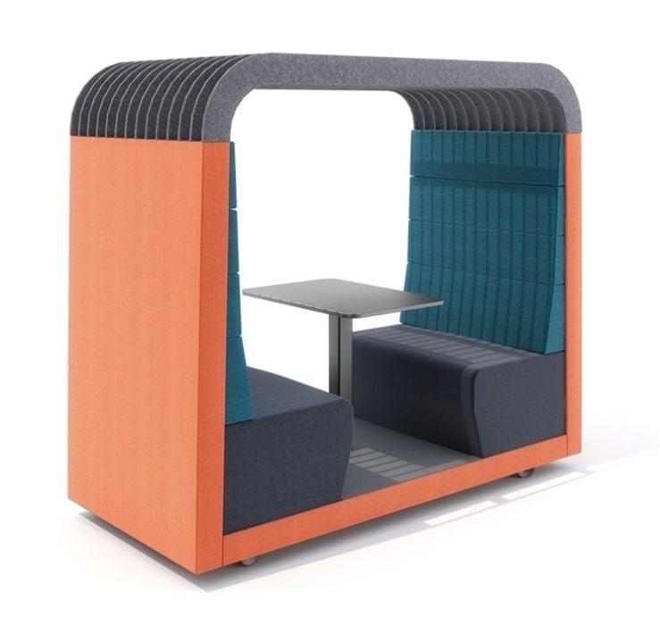 2-Seater Office Sofa with Modern Appeal, Suitable for Reception Areas, Team Workspaces, and Business Sofa