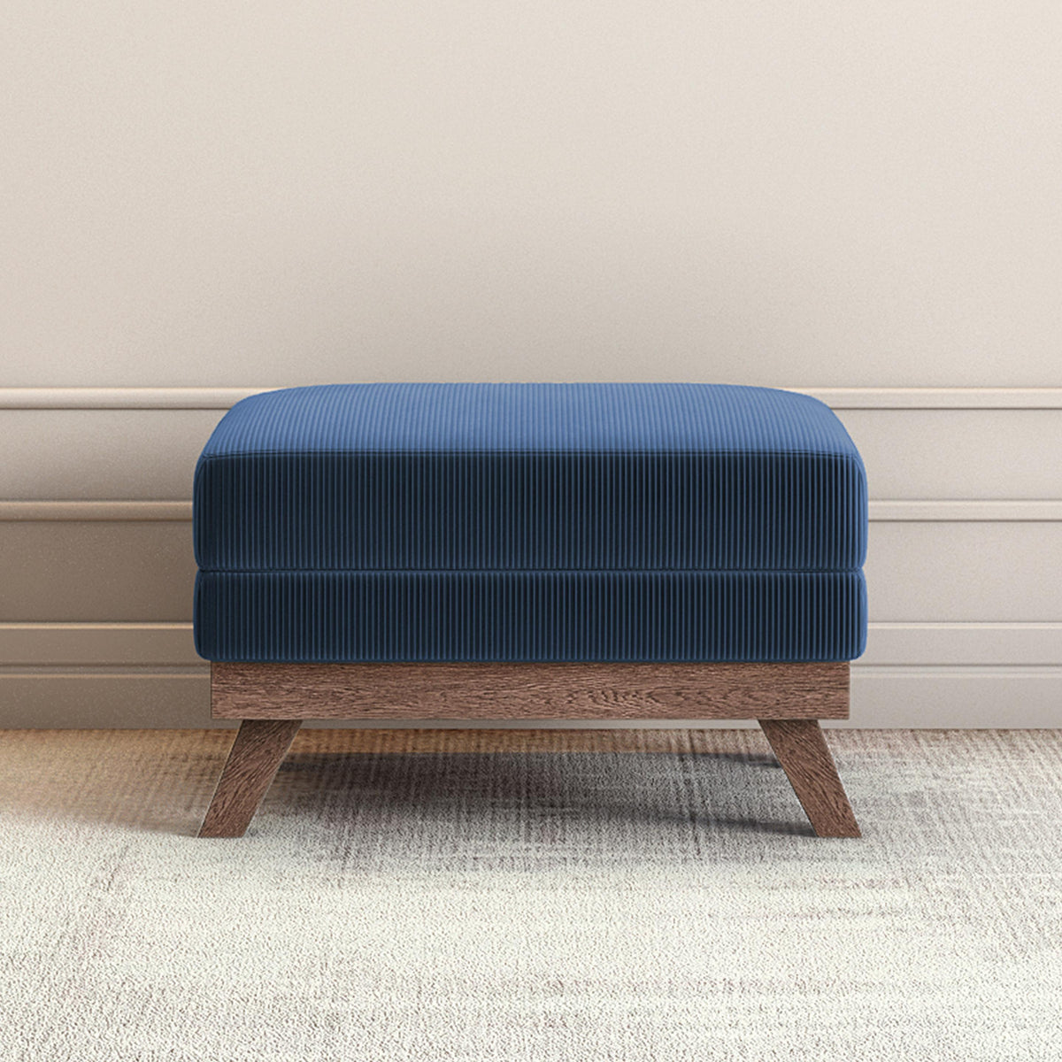 Ottoman for Home Furniture with Luxury Design and Premium Upholstered for Living Room Accent.