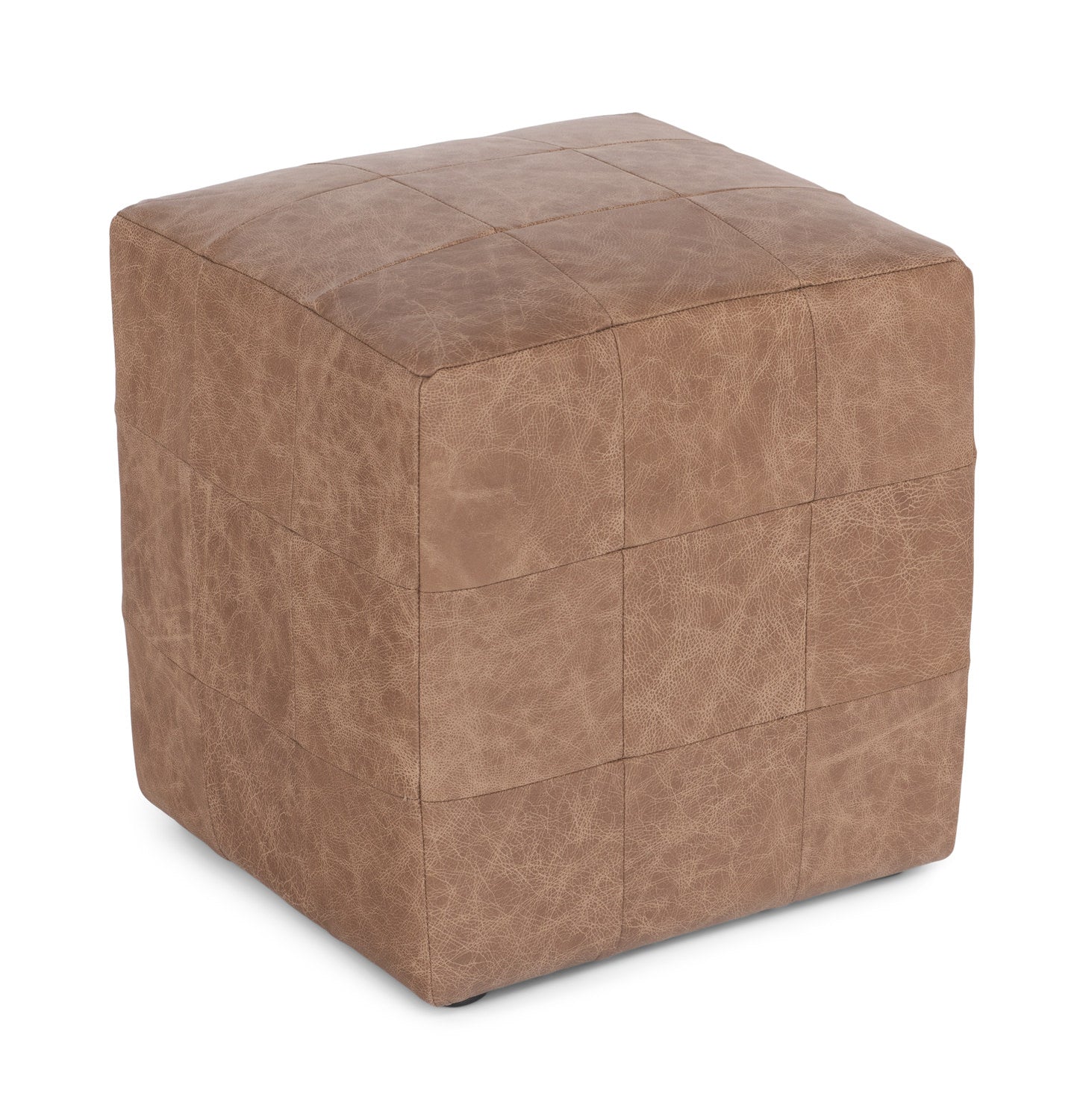 Ottoman For Home Furniture Upholstery Fabric Comfortable Soft, Multi-Functional Modern And Durable for Living Room -Brown