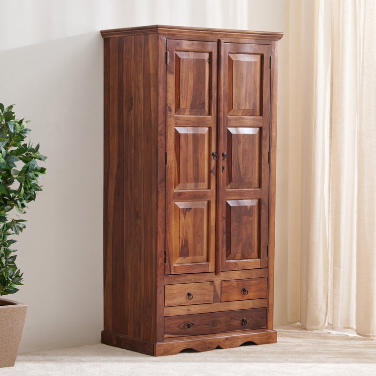 Wardrobe for Home 2-Door Modern Space-Saving Solution, High-End Craftsmanship and Premium Design Appeal