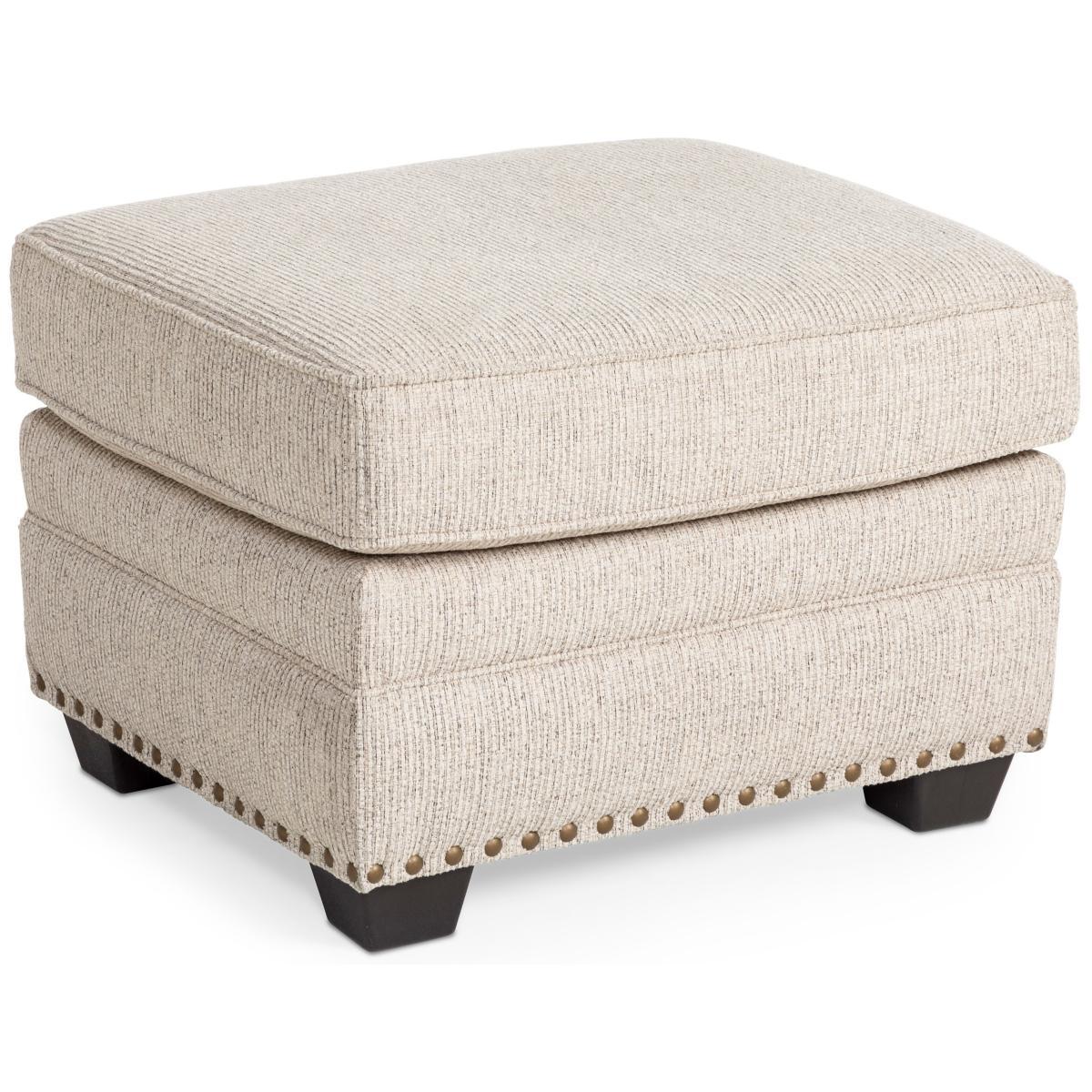 Ottoman For Home Furniture Upholstery Pu Leatherette Comfortable Seating Premium And Durable Design & Multi-Functional for Living Room -Beige