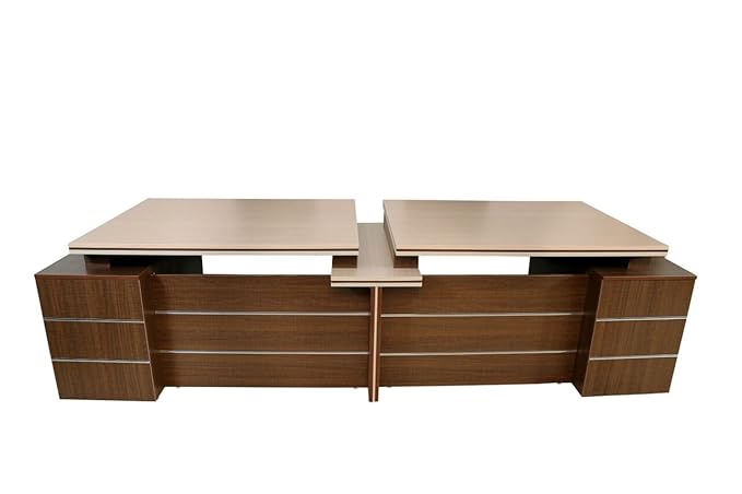 Partner Director Table Office Desk with Double Workstation & High-Quality Build