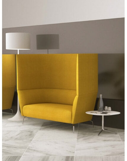 3 Seater Office Sofa with Premium Suede Upholstery, Ergonomic Office Sofa Comfortable Seating for Offices and Client Areas