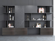 Wooden Office Storage Cabinet with File Organizer, Space-Saving Design & Durable Wooden Finish for Workspaces