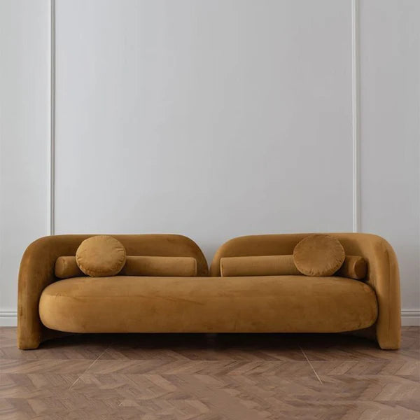 3-Seater Italian Sofa upholstered in rich velvet, combining long-lasting comfort with a sleek, modern, and Premium design aestheti