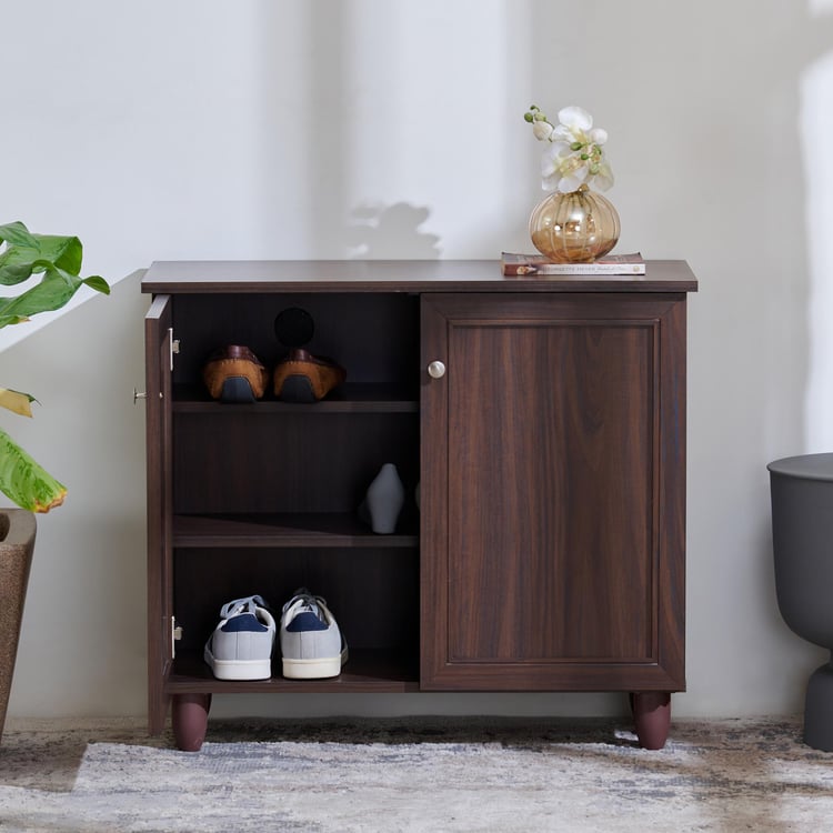 Wooden Shoes Storage Cabinet with Premium Shelves, Contemporary Shoe Cabinet with Premium Finish