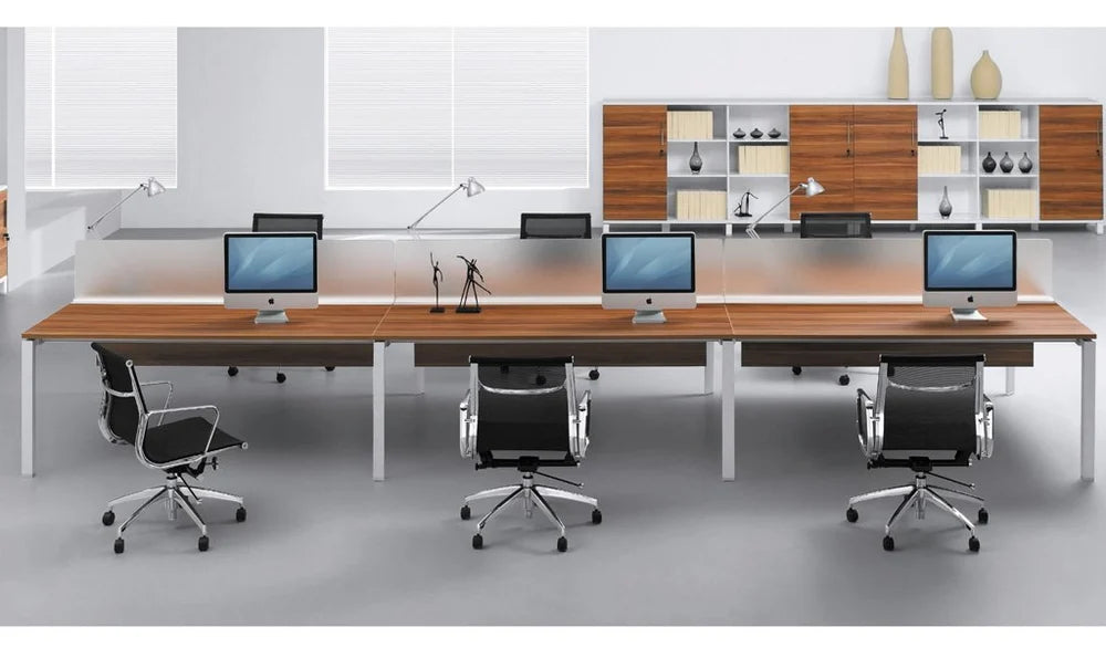 Workstation Table for Office Furniture Premium High Quality & Best Design Made in Particle Board/ MDF/Plywood with MS Legs and office desk