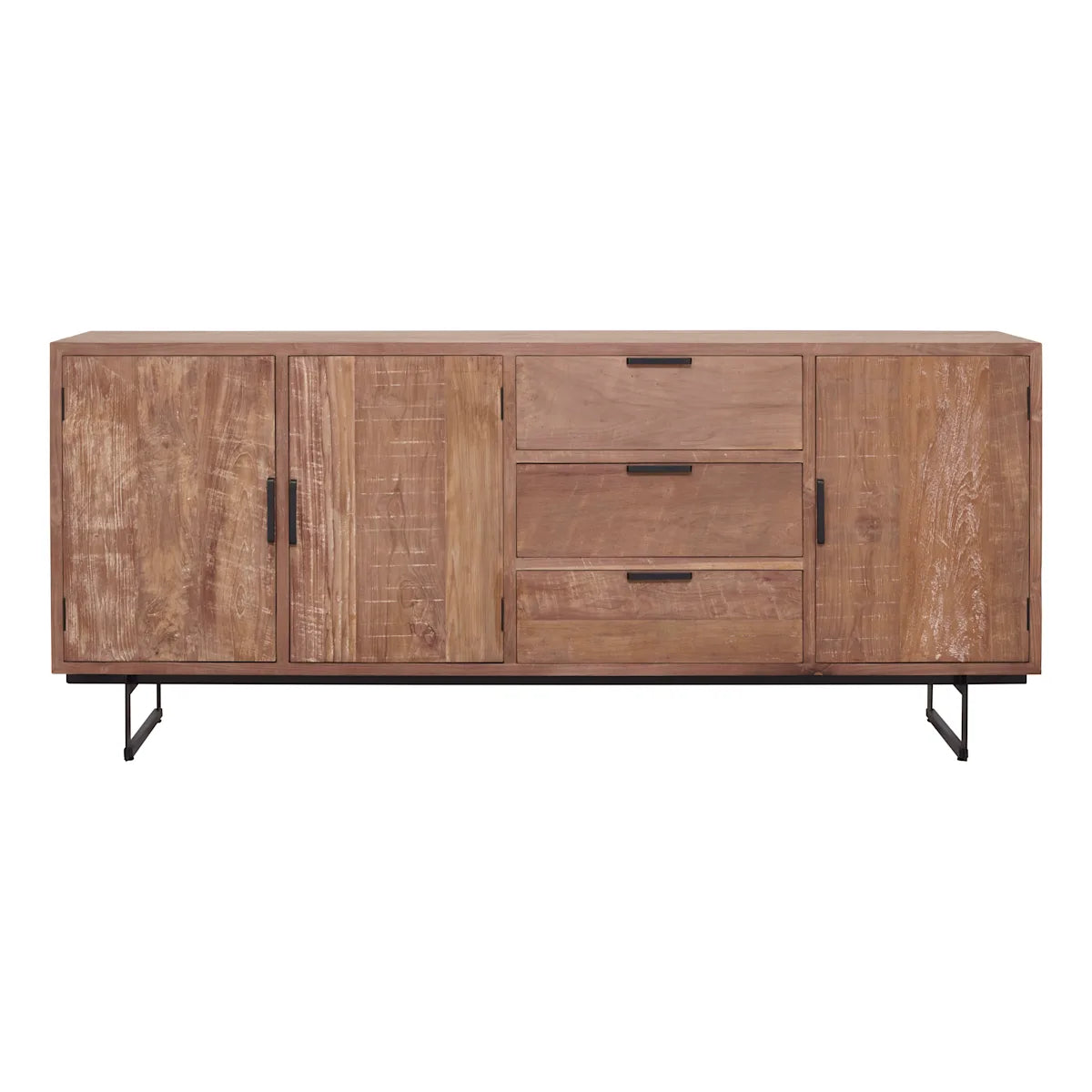 Wooden Storage Cabinet with Many-Purpose Storage, Compact Design for Space-Saving Storage