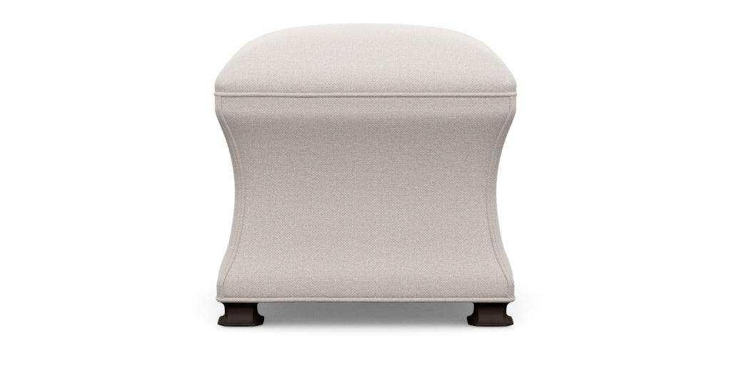 Ottoman For Home Furniture Upholstery Fabric Comfortable Soft, Multi-Functional Modern And Durable for Living Room -Off White