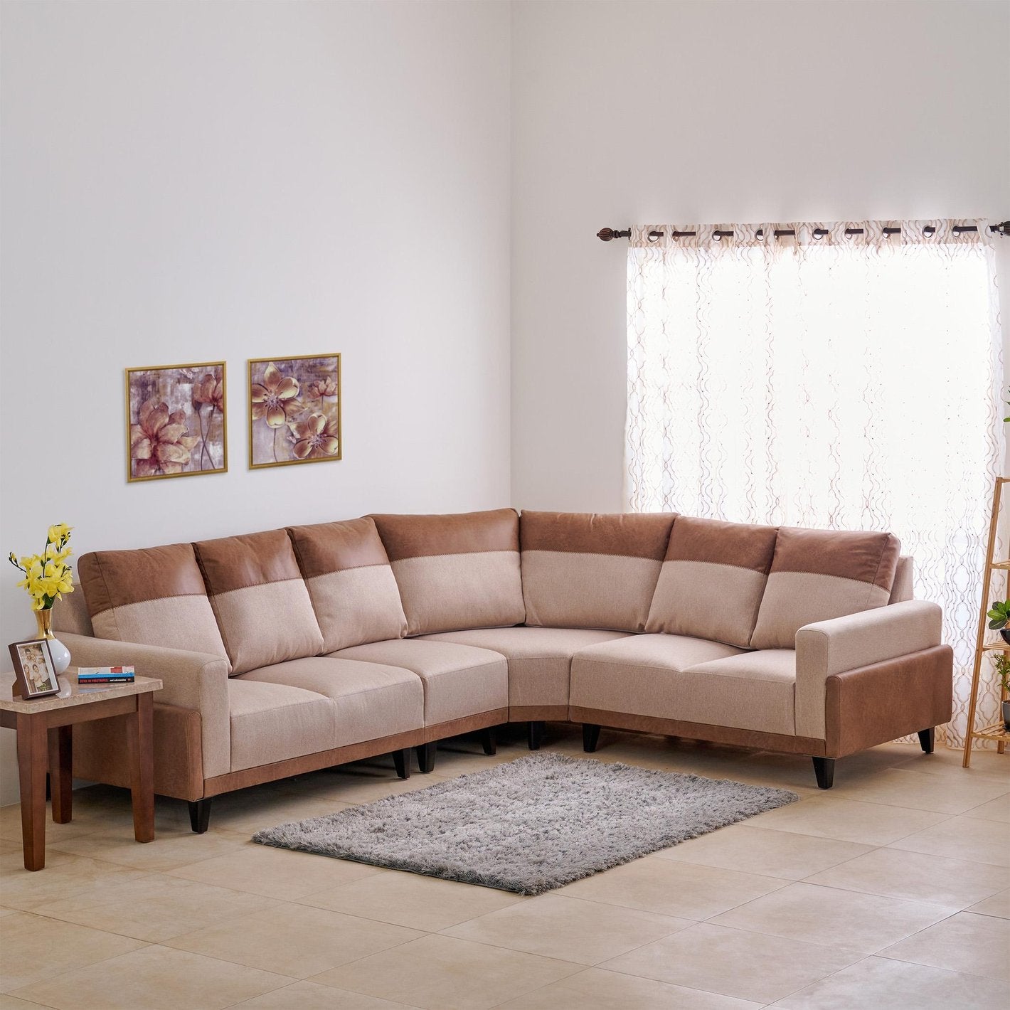 Sofa For Home Furniture Premium Upholstery Modern and Durable Design for Living Room – Beige