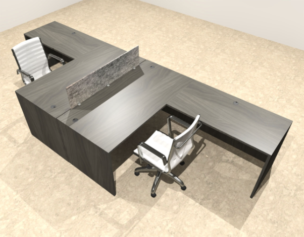 Partner Director Desk with Double Seating, Modern Design, Professionalism & Contemporary Look