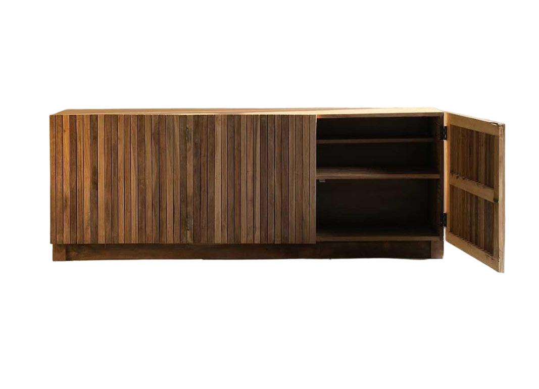 Soft-Close Wooden Storage Cabinet Built for Multipurpose Use with Ample Shelf Space to Organise Office Supplies, Kitchen Goods, or Personal Items