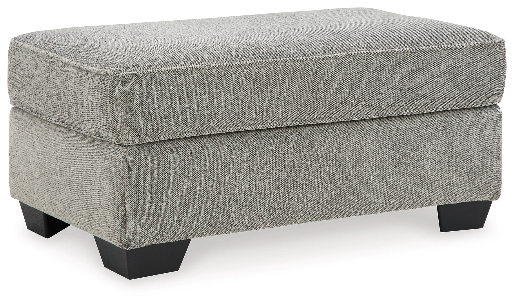 Ottoman For Home Furniture Upholstery Linen Comfortable Seating Modern And Durable Design & Multi-Functional for Living Room - Light Grey