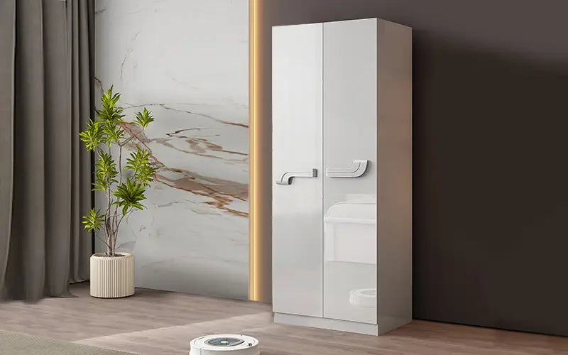 Wardrobe for Smart Storage Solution Stylish 2-Door Wardrobe Designed for Bedroom Optimisation.