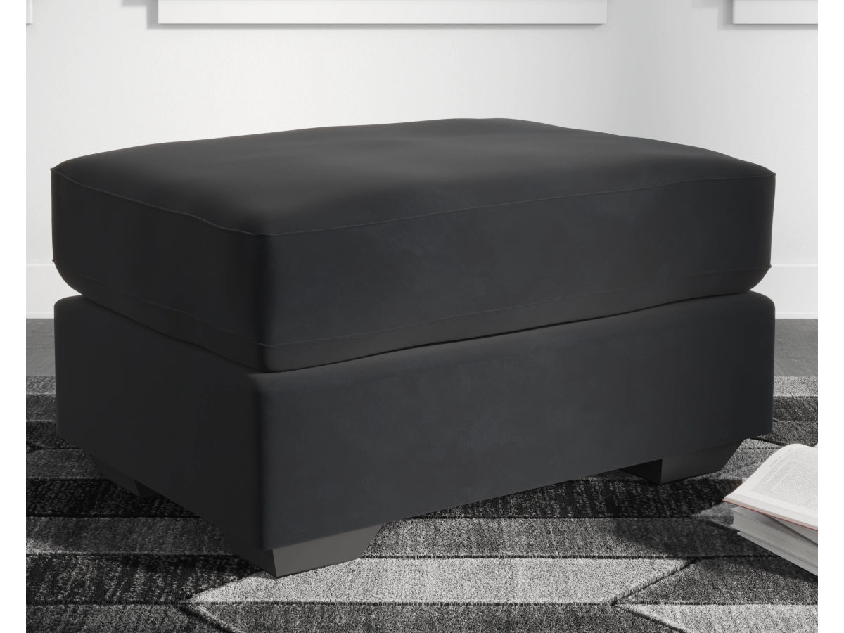 Premium Velvet Ottoman for Home Furniture – Solid Wood Frame, Perfect for Footrest and Seating