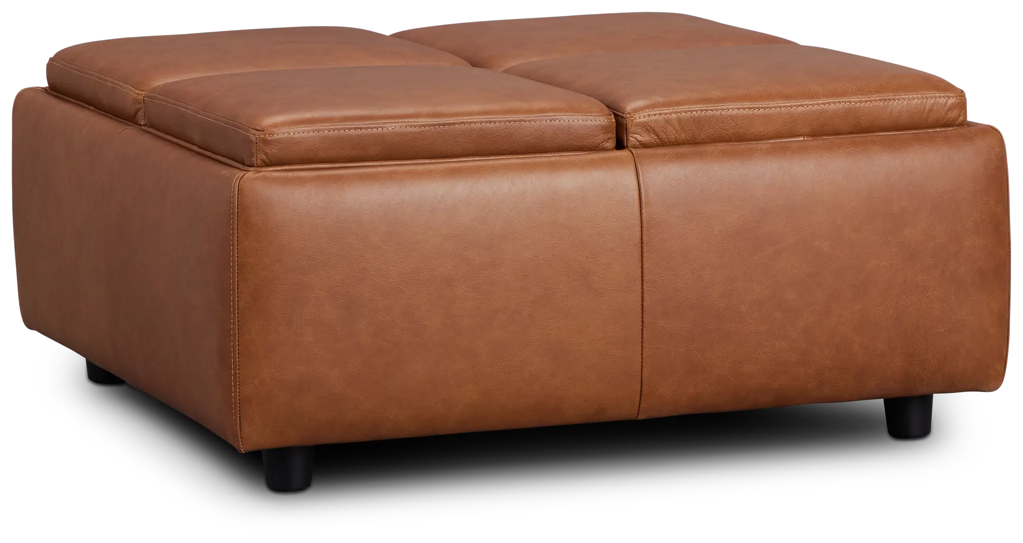 Elegant Ottoman – Squared Design with Storage and Upholstery for Stylish, Living Room
