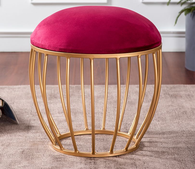 Ottoman For Home with Premium Round, Strong & Durable Accent Furniture