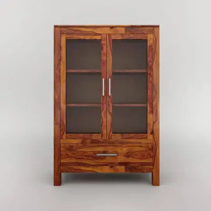 Wooden Storage Cabinet with Soft-Close Hinges and Multiple Spacious Shelves Designed to Keep Your Livi