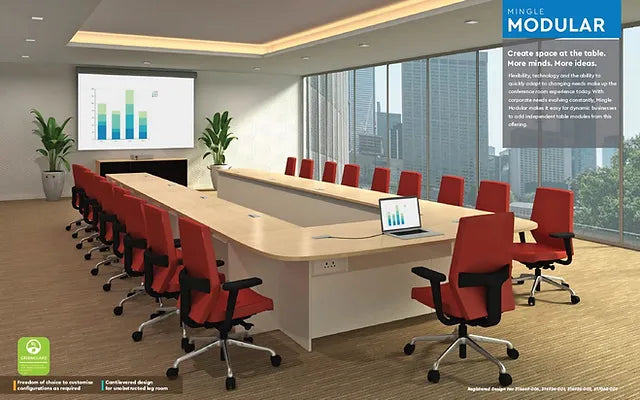 Conference Table U Shape Premium Quality & Unique Design Made in Particle Board/ MDF/Plywood Durable & Make Luxury Look in Your Meeting Area