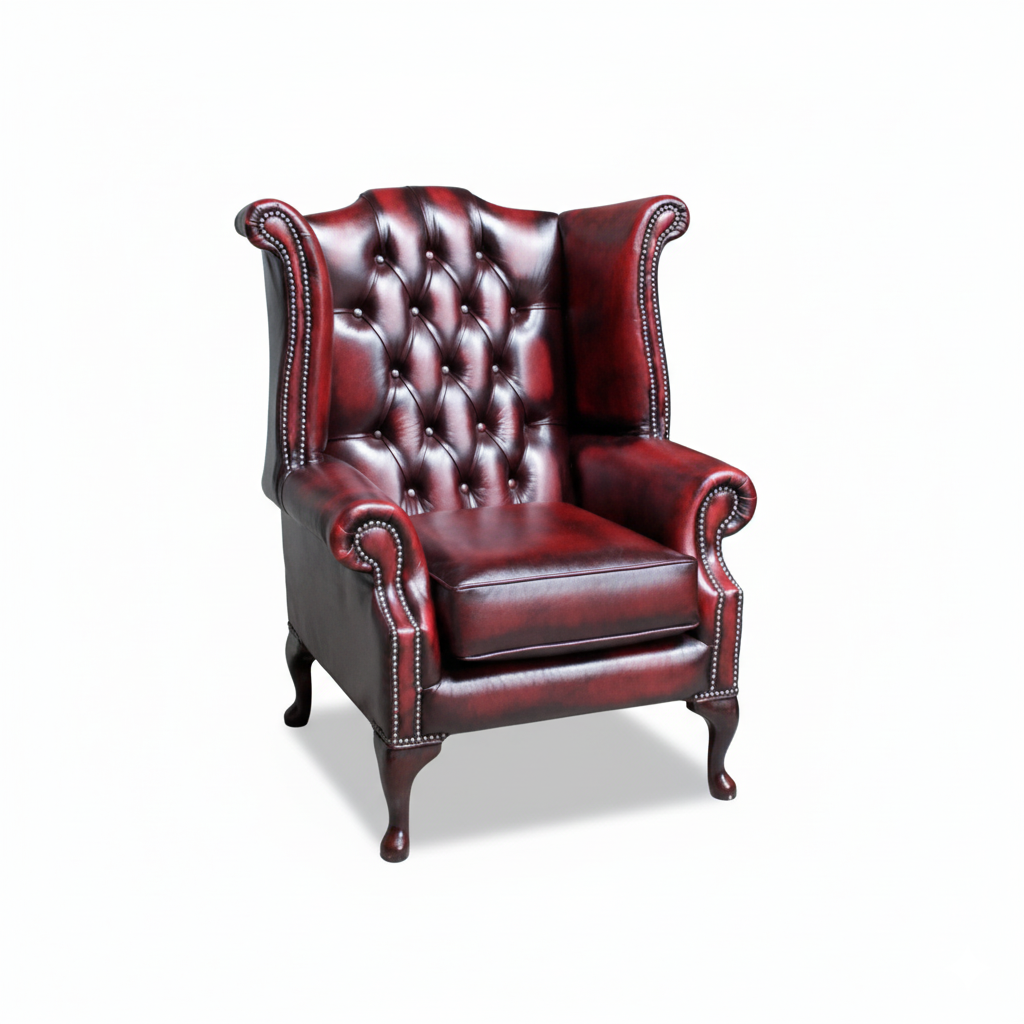 Luxury Design Boss and Director High-Back Leatherette Office Chair, Fixed Armrest, and for Wooden Base