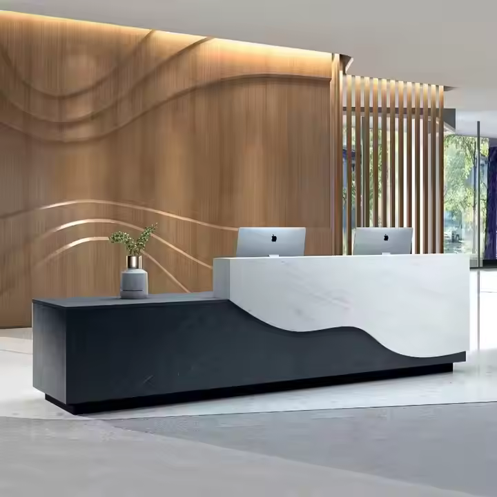 Reception Table for Office Luxury Modern Counter Stylish Design Made i
