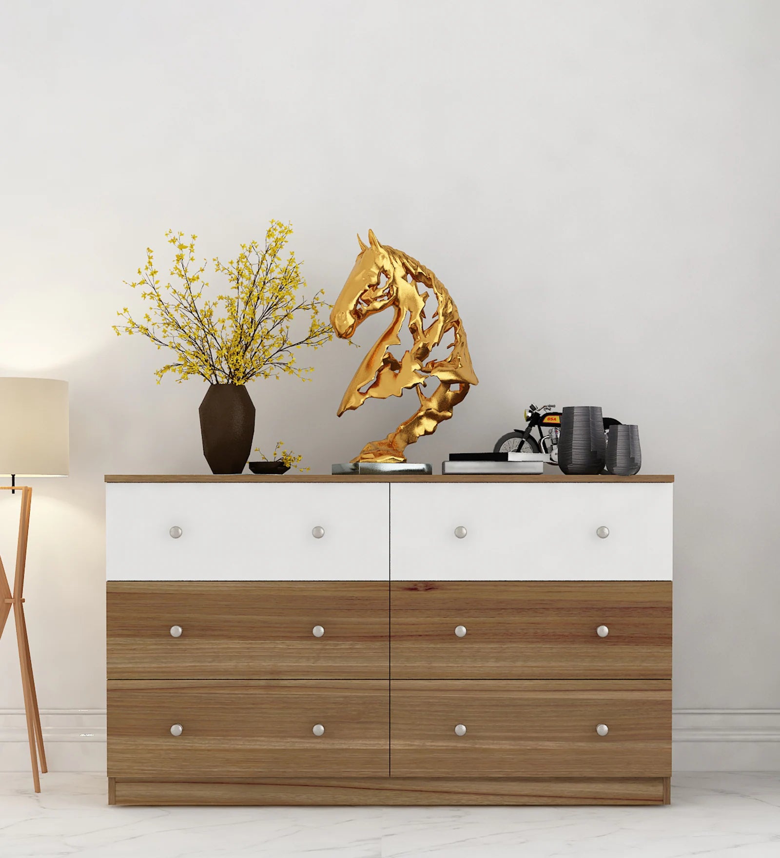 Wooden Chests Storage Cabinet Organizer with Timeless Design & Modern Simplicity