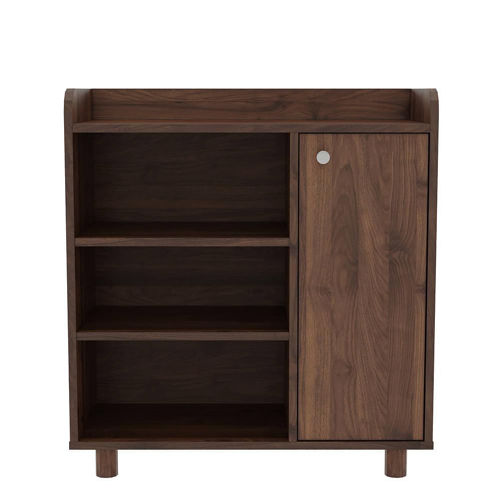 Wooden Shoes Storage Cabinet with Premium Design, Compact Cabinet with Smart Space Utilization