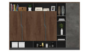 Wooden Office Storage Cabinet with Locking System & Stylish Finish for Corporate