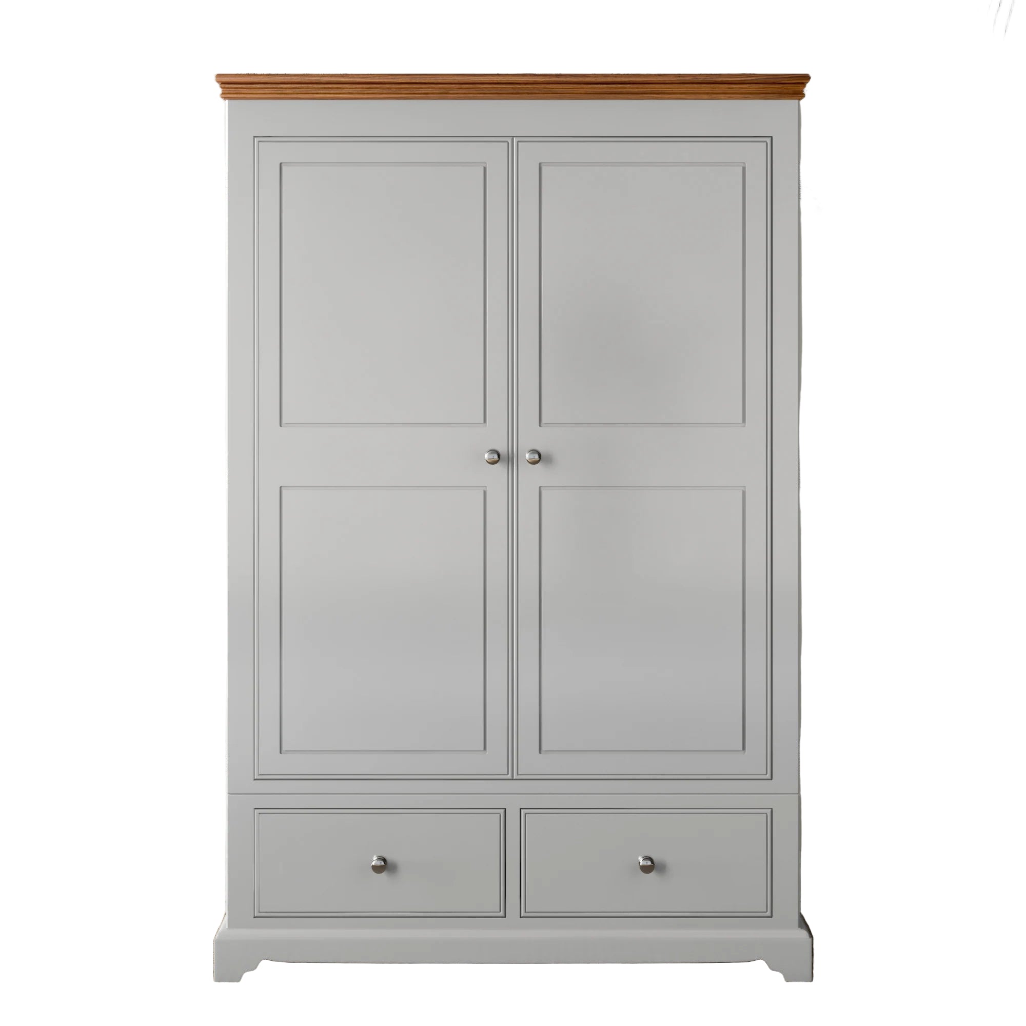 Wardrobe for Home 3-Door Ultra-Modern Look and Timeless Wooden Finish, and Classic Hinged Doors