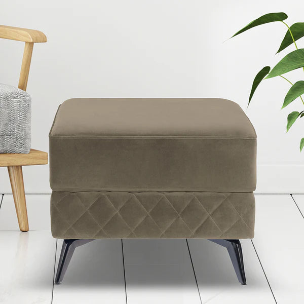 Ottoman Plouffe's For Home Furniture Foot Rest Premium And Durable Design Comfortable Seating for Living Room & Bedroom -Brown