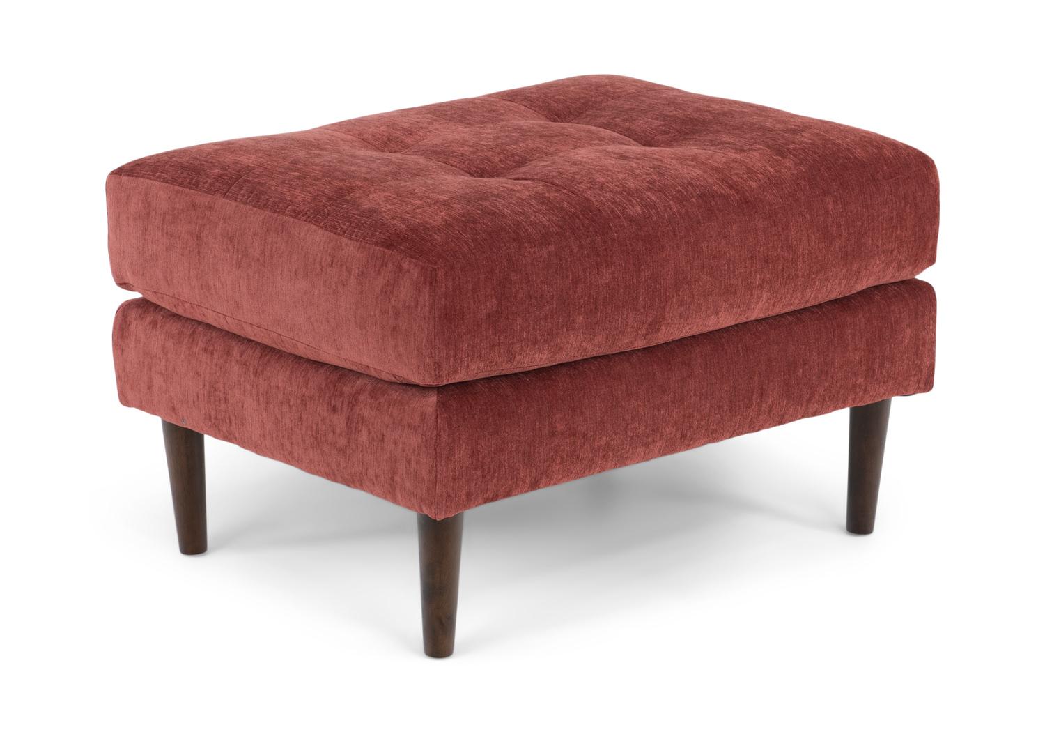 Ottoman For Home Furniture Upholstery Velvet Comfortable Soft, Multi-Functional Modern And Durable for Living Room -Brown