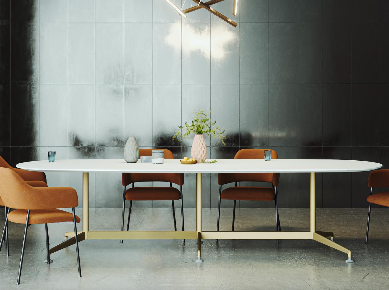 Conference and Meeting Table for Office Furniture with modular build for professional office interiors workspaces