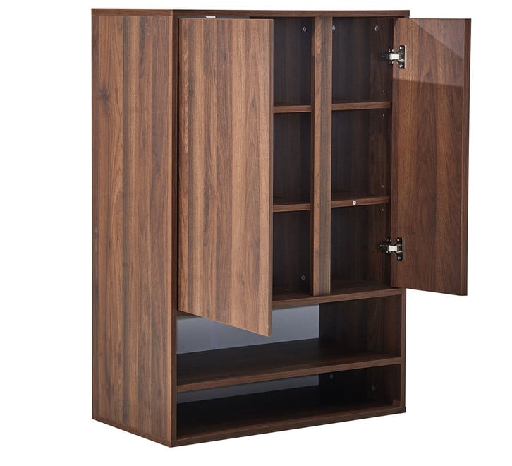 Wooden Shoes Storage Cabinet with Strong Build & Sleek Look