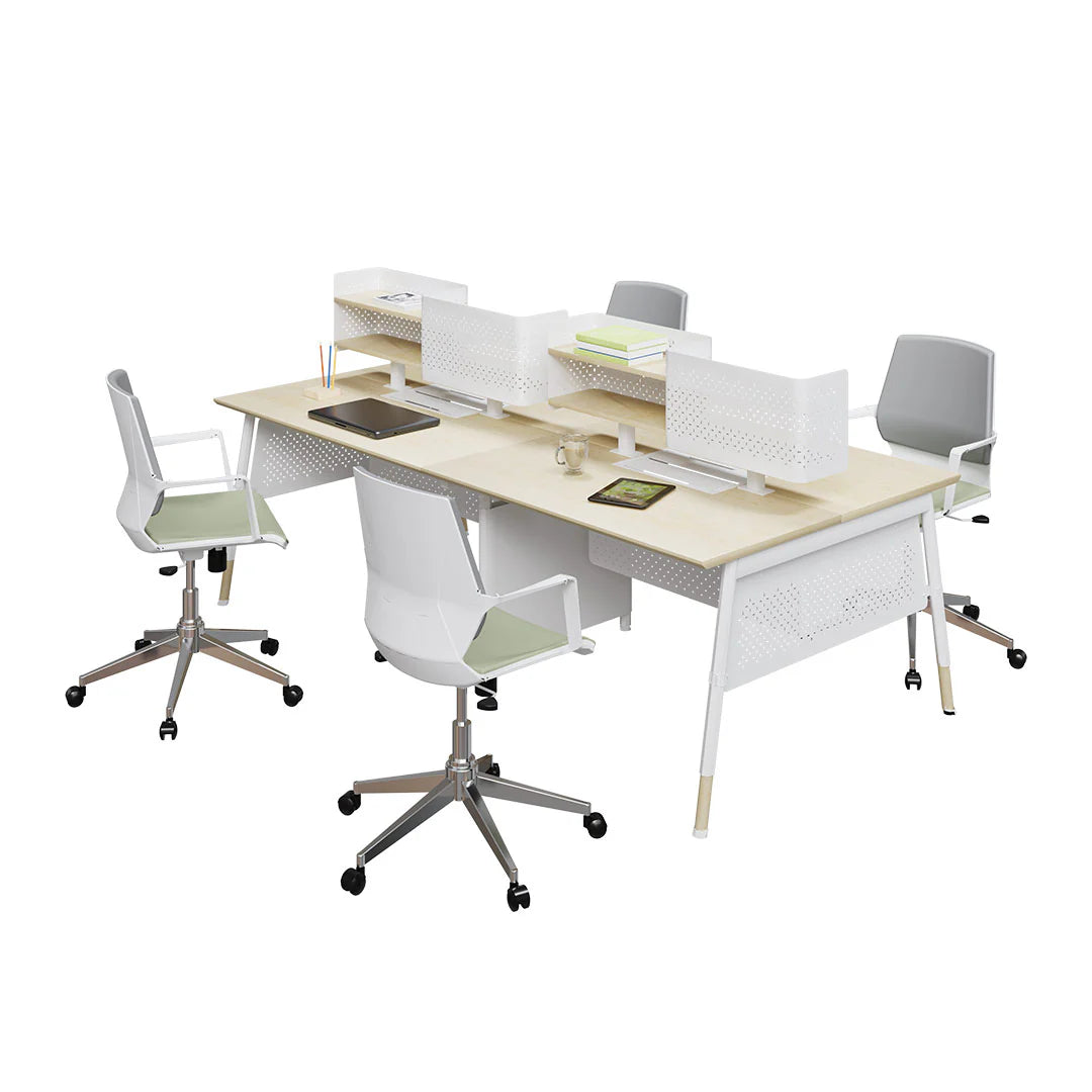 Modern Design Office Linear Workstations and Durable Materials & Stylish Finishes for Productive Workspaces