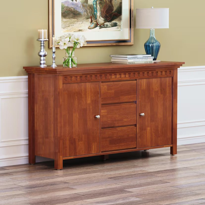 Wooden Storage Cabinet with Keep Your Home Clutter-Free and Featuring Soft-Close Doors and Functional Shelves for a Polished