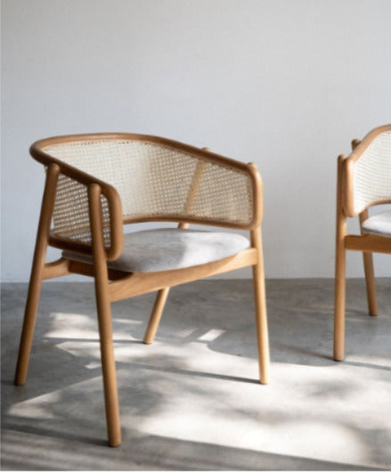 Cane & Wicker Furniture for Home Furniture with Wooden Frame Base and High-Durable Build for Home