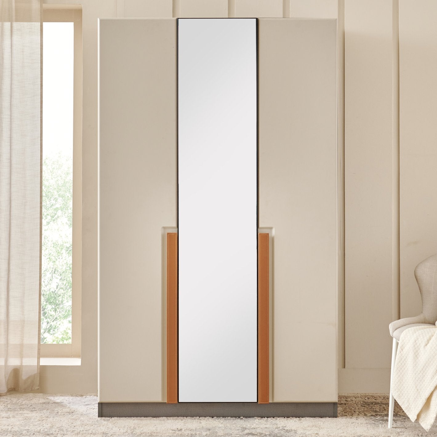 Wardrobe for Home 3-Door Modern Space-Saving Solution and Premium Durability