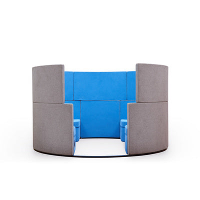 Round Shape Office Sofa with Comfortable Seating and Stylish Design to Suit Any Modern Work Environment or Corporate Office