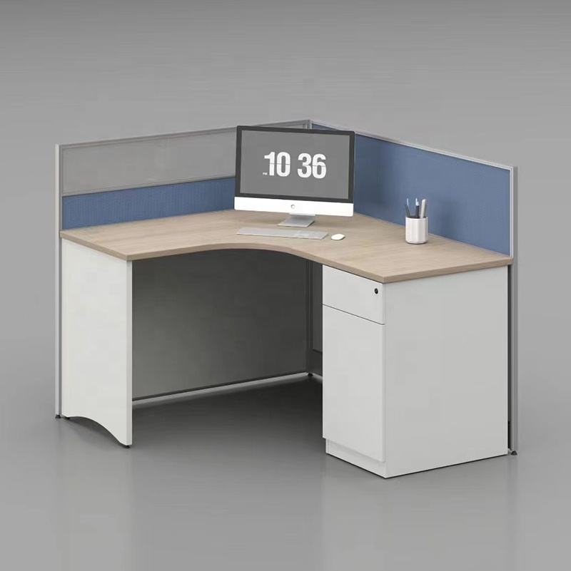 Modular Office Workstation 2-4 Persons Office Desk Cubicle Commercial Table Computer Desk for Staff
