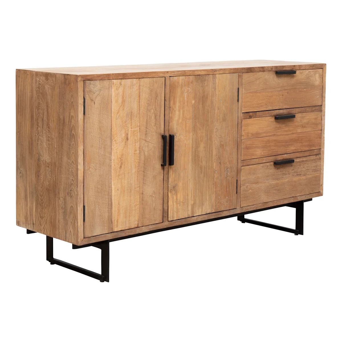 Wooden Storage Cabinet with Many-Purpose Storage, Durable Construction for Long-Term Use