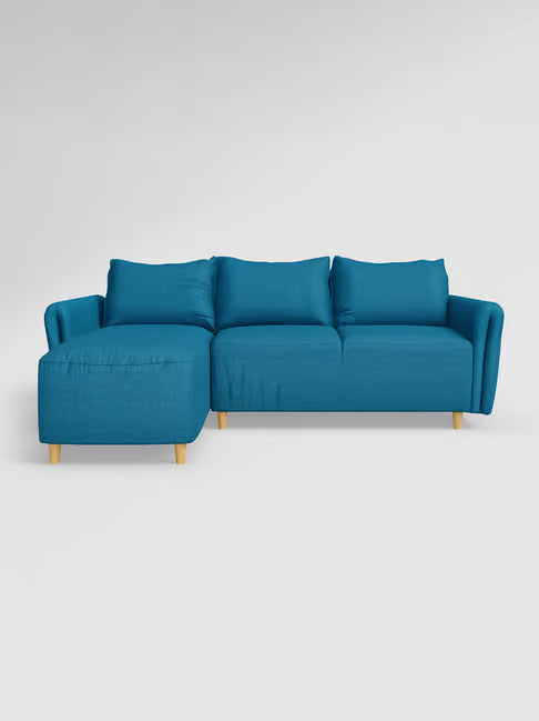 5 Seater Sofa For Home and Furniture & Upholstery Fabric, Modern and Durable Design for Living Room – Blue