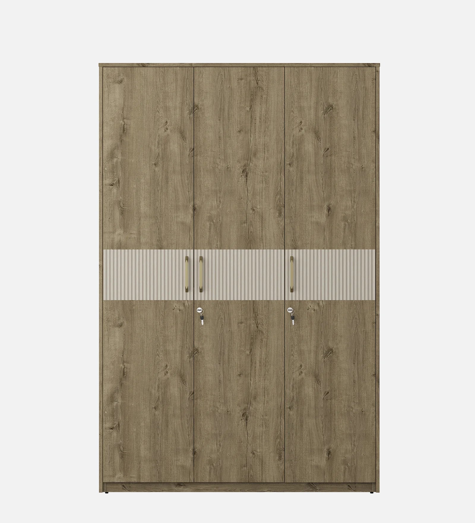 Wardrobe for Home 3-Door Ultra-Modern Look and Elegant Craftsmanship and Durable Frame Construction