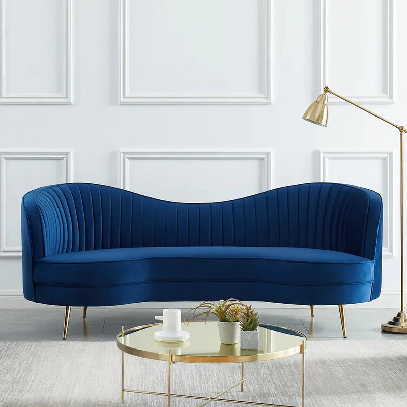 3-Seater Sofa with Italian-Inspired Design, Plush Suede Fabric, Superior Comfort, and Durable Construction and Refined