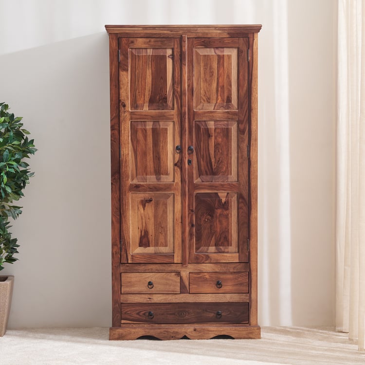 Wardrobe for Home 2-Door Modern Space-Saving Solution, High-End Craftsmanship and Premium Design Appeal