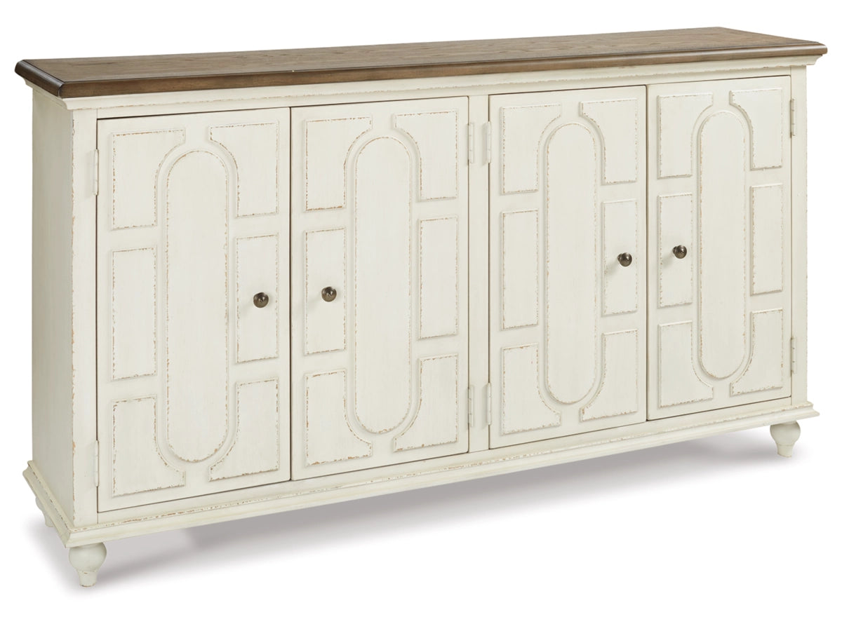 Wooden Storage Cabinet with Wooden Shelves, Doors for Concealed Storage Solutions